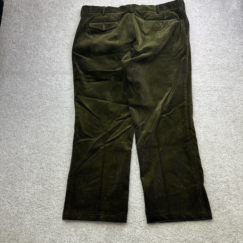 VINTAGE Polo Ralph Lauren Corduroy Pants 40x27  Mens Dark Green Cotton